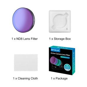 PULUZ | PULUZ Optical Glass Camera Lens Filter For DJI Osmo Action 6 ND8 ND16 ND32 UV Filter / CPL Filter / Black Mist 1/4 Filter