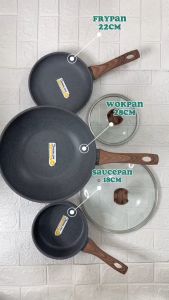 Panci Roschel Chroma Granite Series Anti Lengket