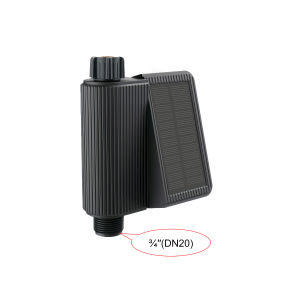 GIRIER Tuya Smart Water Timer Solar Powered Wifi Hose Faucet Timer with Brass Inlet Programmable Sprinkler Timer No Hub Required