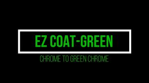 EZ Coat Green DIY COLOR Car Rim Chrome Part