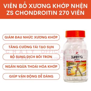 Viên uống bổ xương khớp nhện cao cấp ZS Chondroitin 270 viên Nhật Bản