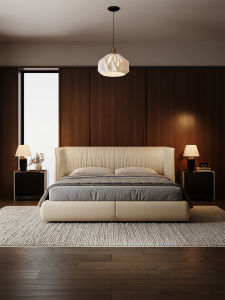 Genuine Leather Bed 1