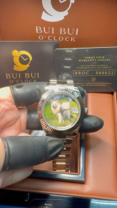 Bui Bui O’Clock Custom Dial Watch | Personalised Photo Dial Watch with Premium Wood Box