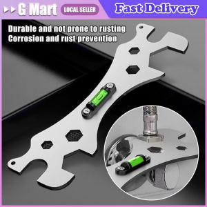 Wrench Lightweight Stainless Steel Durable Repair Tool Horizontal Wrench Multifunctional Hexagon Level Tool