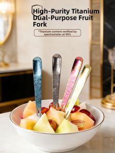 OUSKA | Titanium Ultra-light Luxury Fork