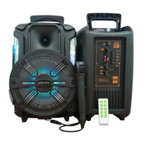 ลำโพงบลูทูธ ดอก8นิ้ว KTS-1175 ลำโพงคาราโอเกะ มีAUX แถมไมโครโฟน รีโมทและสายชาร์จ สินค้าพร้อมส่ง