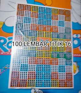 MAINAN MOTIF DAN MERK CAMPUR GOSOKAN 100 LEMBAR TITIK 15/16/18/20 VIRAL MAINAN ANAK-ANAK