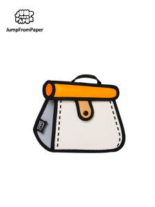 JumpFromPaper Cake bag JFP217 2D Drawing Cartoon Cute Comic Chain Crossbody Bag Small Canvas Handbag for Young Gril Pink bag for women tote bag crossbody bags women