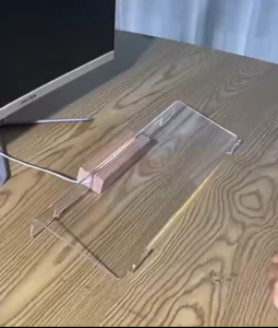 Transparent Acrylic Keyboard Stand Anti-Slip Keyboard Tray