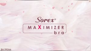 J342 Sorex Maximizer Bra Busa Tebal Ada Kawat Push Up Bh Wanita Dua Pengait Cup A Size 32 34 36