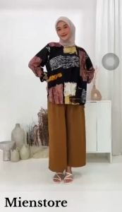 SETELAN MOELA RAYON MIX CRINKLE/setelan wanita terbaru 2023/baju setelan wanita terbaru/stelan wanita dewasa/one set wanita terbaru 2023