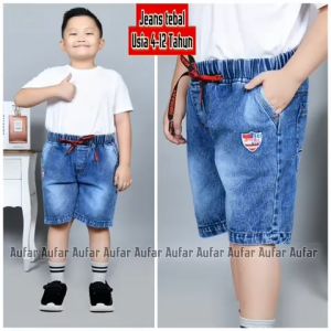 TERBARU CELANA JEANS PENDEK ANAK COWOK USIA 3-12 TAHUN
