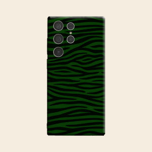 green zebra stripe Luxury Fashion Full Lens Protective Case for Samsung Galaxy S26 S25 S24 A56 A36 Plus Ultra