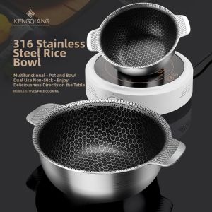 German Style 316 Stainless Steel Multifunctional Bowl