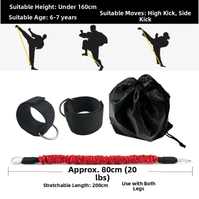 RUROME | Kicking Training Resistance Band For Taekwondo Leg And Hip Exercises