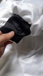 đầm baby doll phối cổ v đầm dáng xoè đen trắng (tặng kèm quần váy)(BB14)