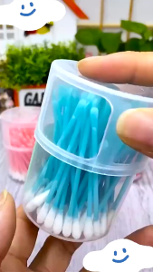Cotton Bud Pet 2in1 Korek Kuping Super Lembut Isi 100 PCS Pembersih Telinga 2 Sisi Untuk Kucing dan Anjing Dewasa Dan Anak / Dewasa