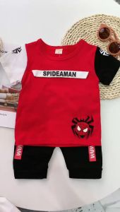 TREEHOUSE baby clothes for boys Childrens clothing suit cartoon animal popular short-sleeved shorts two-piece summer boys clothing suit