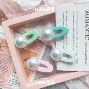 Korean Style Sweet Side Hair Clip Duckbill Hair Clamp Hair Accessories Fresh out Fresh Pearl Hair Clip for Women Girls