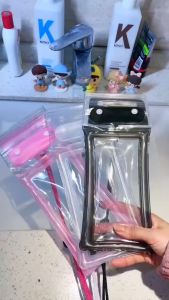 ซองกันน้ำ กระเป๋ากันน้ำ ถุงกันน้ำ WaterProof Bag กันน้ำ สําหรับดําน้ำ กระเป๋าว่ายน้ำ ถมสายห้อยคอ มี ถุงลม กันน้ำ4ชั้น