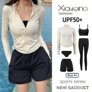 XIAZHIQING | Sun Protection Rapid Drying Conservative Swimwear for Women