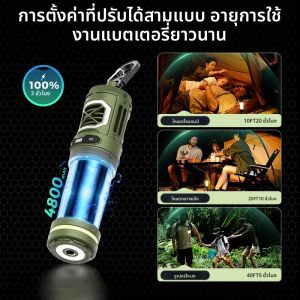 FLEXTAIL Tiny Repeller - อุปกรณ์ไล่ยุงแบบชาร์จไฟแบบพกพาพร้อมไฟตั้งแคมป์ในตัวและเสื่อที่ถอดออกได้