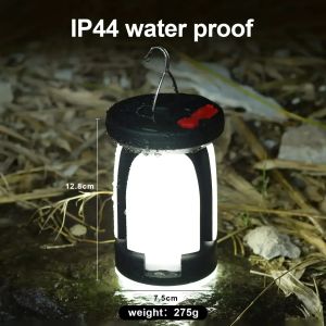 Hung Emergency Outdoor Lighting LED Leaf Camping Lamp USB Rechargeable Tent Camping Lights Fishing Travel Lanterns