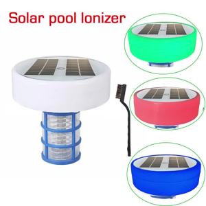 Outdoor Solar Pool Ionizer Cleaner Silver Ion Swimming Pool Cleaning Spa Fountains Cleaner Equipment Water Disinfection