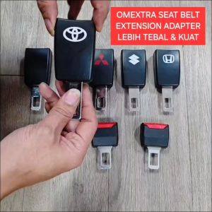 Metal Seat Belt Extender Omextra colokan Sabuk Pengaman Mobil Seatbelt