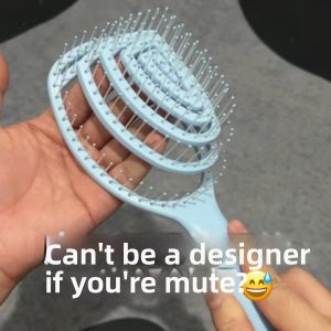 Elastic and Voluminous Massage Cushion Comb