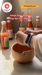 Saus Cabai Vegetarian Pedas Manis Asli Cap Ibu Jari Botol 320 Ml
