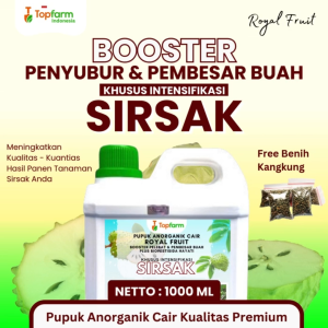 Pupuk Sirsak Topfarm / Pupuk Pelebat Buah Sirsak / Pupuk Tanaman Sirsak Cepat Berbuah / Pupuk Penyubur Pohon Sirsak / Booster Pembesar Buah Sirsak / Pupuk Buah Sirsak Terbaik