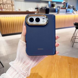 szhaiyu | Luxury Skin For MagSafe Wireless Magnetic Phone Case For iPhone Duo iPhone 18 Fold With Hinged Anti-Drop Protective Cover Fundas