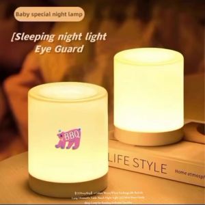 Night Light Bedside Table Lamp Rechargeable Touch Lamp Portable Bedroom Ambient