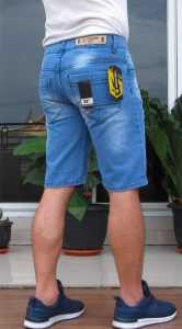 Celana Jeans Pendek Biru Muda Pria Distro & Continue
