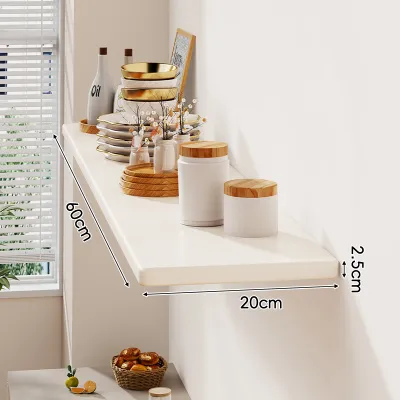WUBUWEI | Wall Mounted Shelf Real Wood Display Rack