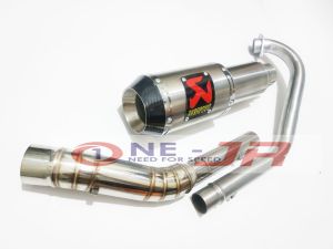 Akrapovic Lorenzo GP M1 Knalpot Racing vixion old new r15 v3 bison scorpio sonic cb 150r cbr facelift verza gsx Jupiter mx king suara ngebas