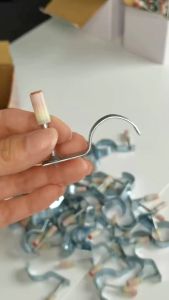 MIFFY Nail Rivet Hook/Pipe Clip/Screw Thread/Round Nails for Nail TooL Ceiling Artifact Integrated 50pcs/box