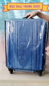 Túi Bọc Vali Áo Trùm Hành Lý Du Lịch Bằng Nhựa PVC Trong Suốt