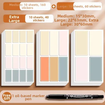 Colorful Waterproof Self-adhesive Label