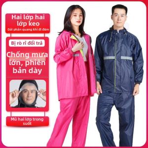 Bộ Áo Mưa Đôi Lớp Đôi Lớp Phủ Cho Xe Máy