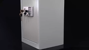 EXPOSE Big Safe Box Cash 50 80 100 cm Box With Electronic and Key Lock  Stainless Steel Fireproof AntiTheft Dual layer