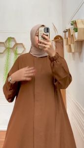 Gamis sakila premium. SUPER ELEGAN MUSLIM DRESS SAKILA PREMIUM POLOS./GAMIS SAKILA PREMIUM CANTIK DAN ELEGAN.