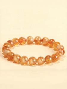 HONGLIANGYUAN | Natural Yellow Quartz Bracelet for Women and Men