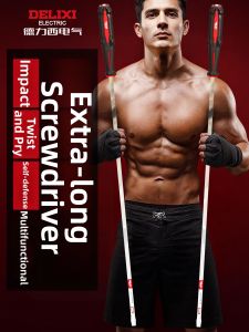 DELIXI | Extra Long Reinforced Screwdriver Slotted Heavy Duty Pry Bar