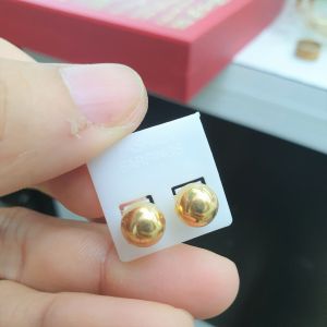 Bông Tai Kiểu Bi Khít-Dùng lâu dài tắm rửa thoải mái không phai (Có Ký Hiệu-Dùng Như Vàng)