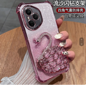 Honor 400 pro Overseas Version Mobile Phone Case with Lens Film Protection Transparent Full Cover Silicone Soft Shell Durable Anti-Fall