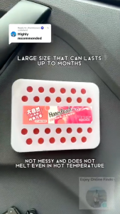 Car Perfume Solid Balm Air Freshener Natural Fragrance Long Lasting 60-90 Days Deodorant Pewangi Kereta Wangian