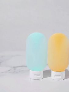 3Pcs 30/60/100ml Portable Refillable Bottle Mini Squeeze Tube Empty Bottle Soft Cream Lotion Container Travel Shampoo