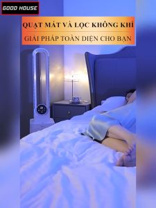 Quạt không cánh quạt lọc không khí AUX nhiều chế độ gió bộ lọc HEPA thứ cấp điều khiển từ xa màn hình led Bảo hành 2 năm